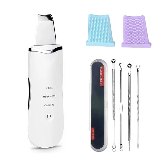 Ultrasonic Skin Scrubber for Deep Facial Cleansing & Lifting